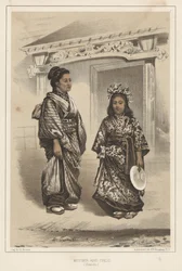 Mutter und Kind (Simoda), 1855